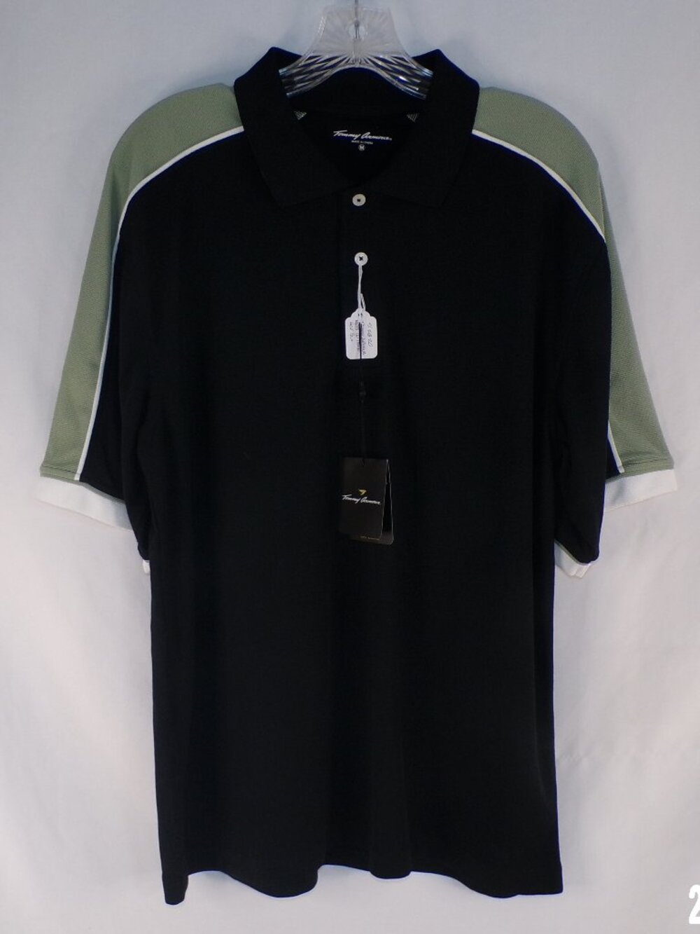 TOMMY ARMOUR NEW WITH TAGS DRI-LOGIC CASUAL LOUNGE ( 2 ) TONED GOLF POLO SHIRT